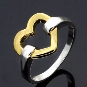 Be Mine Two-toned Sterling Silver heart Ring